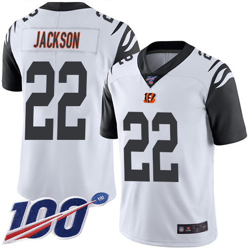 Cincinnati Bengals Limited White Men William Jackson Jersey NFL Footballl #22 100th Season Rush Vapor Untouchable->cincinnati bengals->NFL Jersey